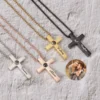 Cross Projection Necklace For Men And Women